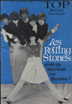 Varia (livres/magazines/divers) - Musique - Documents -  - Top Réalités Jeunesse n° 301 (août 1964) - Les Rolling Stones vont-ils détrôner les Beatles ?