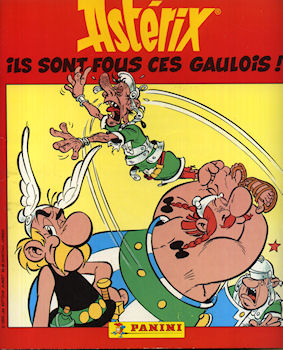 Bande Dessinée - Uderzo (Astérix) - Images - Albert UDERZO - Astérix - Panini - 1994 - Ils sont fous ces Gaulois ! (album d'images) - incomplet avec poster