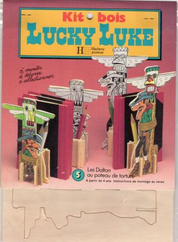 Bande Dessinée - Morris (Lucky Luke) - Documents et objets divers - MORRIS - Lucky Luke - Kit-bois - 2218857 - 5 - Les Dalton au poteau de torture pot à crayon