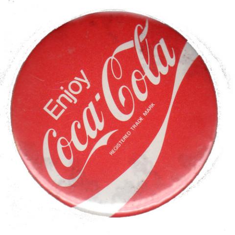 Varia (livres/magazines/divers) - Coca-Cola -  - Coca-Cola - Enjoy Coca-Cola - petit miroir rond 5,5 cm - fond rouge