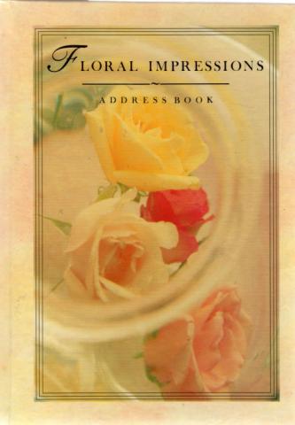 Varia (livres/magazines/divers) - Encyclopédies, vie pratique -  - Floral Impressions - Address book