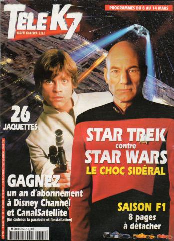 Science-Fiction/Fantastique - Star Wars - documents et objets divers -  - Télé K7 n° 704 - 03/03/1997 - Star Trek contre Star Wars : le choc sidéral