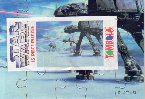 Science-Fiction/Fantastique - Star Wars - publicité - George LUCAS - Star Wars - Tombola - 5 puzzles to collect - 1997 - 1 - AT-AT