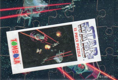 Science-Fiction/Fantastique - Star Wars - publicité - George LUCAS - Star Wars - Tombola - 5 puzzles to collect - 1997 - 4 - X-Wing vs Tie Fighter Space Battle