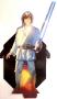 Science-Fiction/Fantastique - Star Wars - publicité - George LUCAS - Star Wars - Luke Skywalker Jedi sabre-laser - PLV - 87 x 45 cm - Partie d'un ensemble