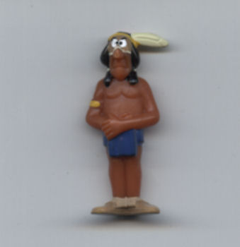 Uderzo (Asterix) - Kinder - Albert UDERZO - Astérix - Kinder 1997 (chez les Indiens) - 03 - Indien mince