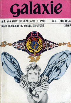 OPTA Galaxie n° 76 -  - Galaxie n° 76 - septembre 1970 - Silkies dans l'espace/Criminel en utopie