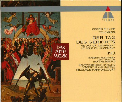 Audio/Video- Klassische Musik - TELEMANN - Telemann - Der Tag des Gerichts/The Day of Judgment/Le Jour du Jugement - Harnoncourt/Concentus Musicus Wien - Teldec 9031-77621-2