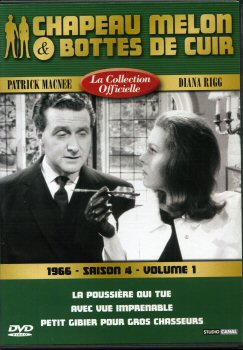 TV-Serie -  - Chapeau melon et bottes de cuir - 1966 - Saison 4 - Volume 1 - La Poussière qui tue/Avec vue imprenable/Petit gibier pour gros chasseurs (DVD)
