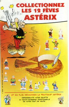 Uderzo (Asterix) - Werbung - Albert UDERZO - Astérix - Intermarché - Galette des rois 1997 - prospectus - collectionnez les 12 fèves Astérix