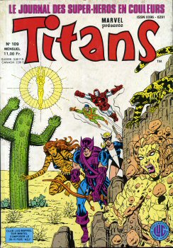 TITANS Lug n° 109 -  - Titans n° 109