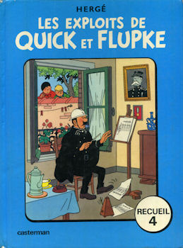 QUICK ET FLUPKE n° 4 - HERGÉ - Les Exploits de Quick et Flupke - recueil 4