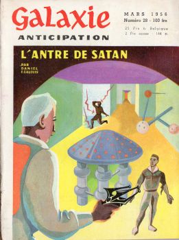 NUIT ET JOUR n° 28 -  - Galaxie 1ère série n° 28 - mars 1956 - L'antre de Satan par Daniel F. Galouye