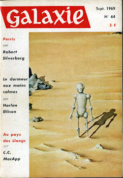 OPTA Galaxie n° 64 -  - Galaxie n° 64 - septembre 1969 - Perris/Le Dormeur aux mains calmes/Au pays des Llangs