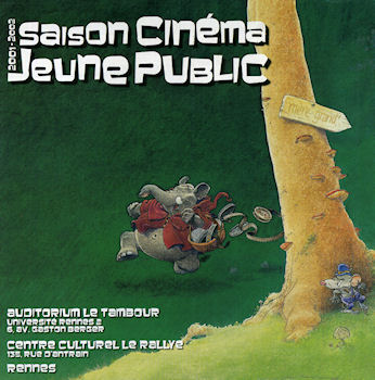 Plessix - Michel PLESSIX - Plessix - Saison cinéma jeune public 2001-2002 à Rennes - dépliant programme