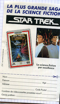 Star Trek -  - Star Trek - La plus grande saga de la science-fiction - petit prospectus format A6