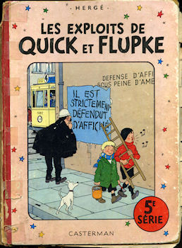 QUICK ET FLUPKE n° 5 - HERGÉ - Les Exploits de Quick et Flupke - 5ème série