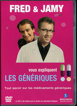 Video - Verschiedenes -  - Fred et Jamy vous expliquent les génériques - Tout savoir sur les médicaments génériques - Laboratoire Biogaran - DVD