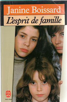 Livre de Poche n° 5260 - Janine BOISSARD - L'Esprit de famille