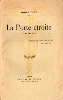 Mercure de France - André GIDE - La Porte étroite