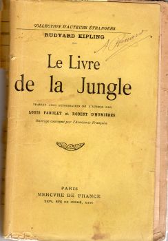 Mercure de France - Rudyard KIPLING - Le Livre de la Jungle