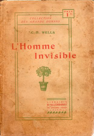 P. OLLENDORFF - Herbert George WELLS - L'Homme invisible