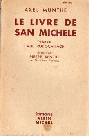 Albin Michel - Axel MUNTHE - Le Livre de San Michele