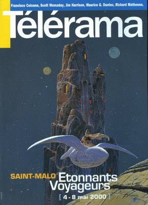 Giraud-Moebius - MOEBIUS - Étonnants voyageurs - mai 2000 - Cap sur les Utopies - Édition spéciale Télérama (couverture Moebius)