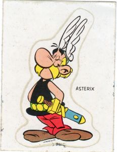 Uderzo (Asterix) - Werbung - Albert UDERZO - Astérix - Bel/La vache qui rit - 1975 - sticker - 1 - Astérix