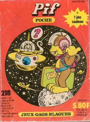 PIF POCHE -  - Pif Poche n° 218 - octobre 1983