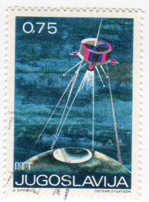 Weltraum, Astronomie, Zukunftsforschung -  - Philatélie - Yougoslavie - 1971 - Space Exploration 0.75