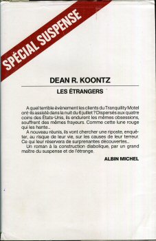 ALBIN MICHEL Spécial Suspense - Dean R. KOONTZ - Les Étrangers