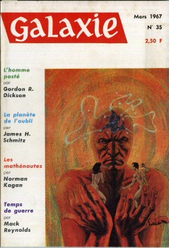 OPTA Galaxie n° 35 -  - Galaxie n° 35 - mars 1967 - L'Homme posté/La Planète de l'oubli/Les Mathénautes/Temps de guerre