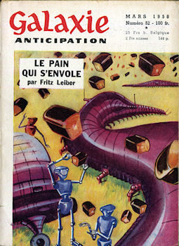 NUIT ET JOUR n° 52 -  - Galaxie 1ère série n° 52 - mars 1958 - Le pain qui s'envole par Fritz Leiber