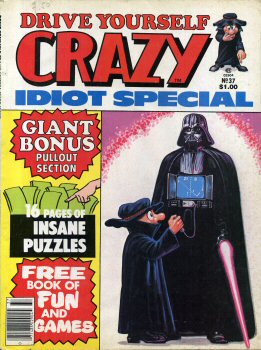 Star Wars - documents et objets divers -  - Star Wars - Drive Yourself Crazy - Idiot Special annual issue (n° 37) - couverture Darth Vador