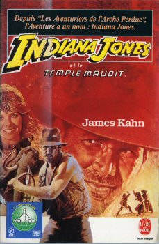 LIVRE DE POCHE Hors collection - James KAHN - Indiana Jones et le temple maudit
