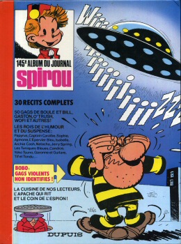 SPIROU (magazine) -  - Spirou - reliure n° 145 - 2034 (07-04-77) à 2046 (30-06-77) - 1977 - couverture Deliège (Bobo)