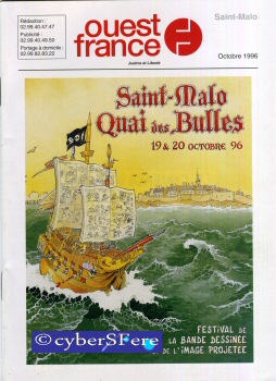 Maëster - MAËSTER - Maëster - Festival Quai des Bulles 1996 - brochure, illustration de couverture