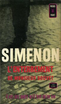 POCKET Simenon n° 33 - Georges SIMENON - L'Enterrement de monsieur Bouvet