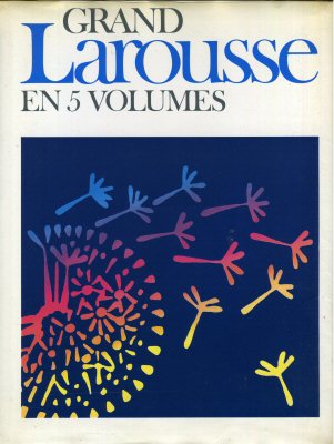 Sprache, Wörterbuch, Sprachen - COLLECTIF - Grand Larousse en 5 volumes - édition 1990