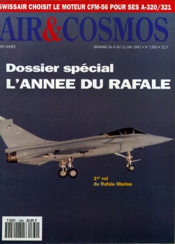 Air & Cosmos n° 1360 -  - Air et Cosmos - année 1992 - 1360-1405/1406 sauf 1365/1371/1388/1393 - lot de 43 magazines