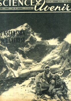 Sciences et Avenir (magazine) -  - Sciences et Avenir (revue de vulgarisation scientifique) n° 70 (12/1952) - L'ascension de l'Everest/Des satellites artificiels aux stations lunaires (A. Ducrocq)