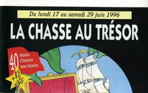 Hergé - Werbung - HERGÉ - Hergé (d'après) - Carrefour - La Chasse au trésor - prospectus publicitaire