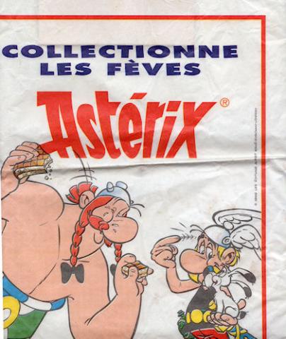 Uderzo (Asterix) - Werbung - Albert UDERZO - Astérix - Intermarché - Galette des rois 1997 - Collectionne les fèves Astérix - emballage grand format
