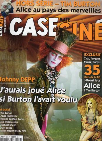 Science Fiction/Fantasy - Film - Tim BURTON - Casemate Ciné - Casemate hors série - Tim Burton : Alice au pays des merveilles - 35 stars de la BD offrent leur Alice à Tim Burton