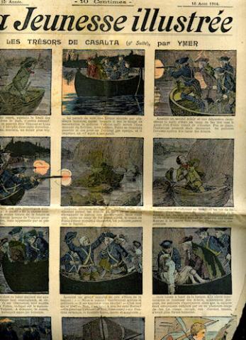 La JEUNESSE ILLUSTRÉE - 1903-1935 n° 40 -  - La Jeunesse Illustrée n° 599 - 16 août 1914 - Benjamin Rabier