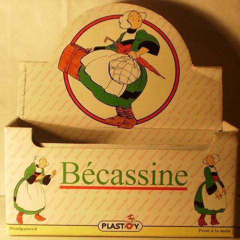 BÉCASSINE - PINCHON - Bécassine - Plastoy - boîte présentoir carton vide pour présentation de la collection Bécassine