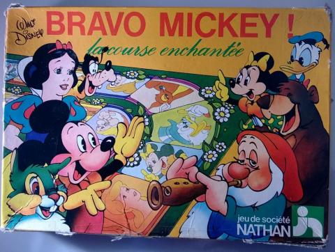 Disney - Spiele und Spielzeuge -  - Disney - Nathan - 590783 - Bravo Mickey ! La course enchantée - jeu de parcours
