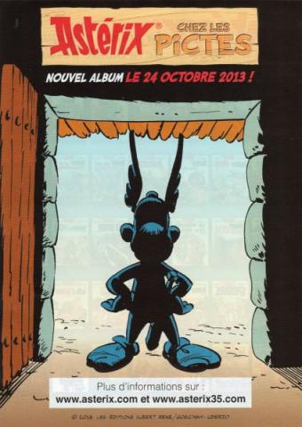 Uderzo (Asterix) - Verschiedene Dokumente u. Objekte - Albert UDERZO - Astérix chez les Pictes - prospectus promotionnel