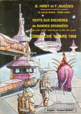 Comic-Strips - Nachschlagewerke -  - Rougé - Laval 07/03/1999 - catalogue vente aux enchères de bande dessinée